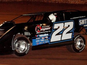 Greg Satterlee picked up the Ultimate Super Late Model Series victory Saturday night at Winchester Speedway.  Photo: USLMS Media