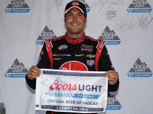 Sam Hornish, Jr. scored his eighth-career NASCAR Xfinity Series pole on Friday, as he topped the field in qualifying for Saturday's Mid-Ohio Sports Car Course.  Photo by Jonathan Moore/Getty Images