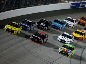 Several NASCAR Sprint Cup Series drivers will be fighting hard when the green flag falls Saturday night to race their way into the Chase for the Sprint Cup at Richmond International Raceway.  Photo by Brian Lawdermilk/NASCAR via Getty Images