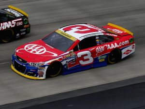 Austin Dillon advanced to the next round in of the Chase with an eighth place finish in Sunday's NASCAR Sprint Cup Series race at Dover International Speedway.  Photo by Sarah Crabill/NASCAR via Getty Images