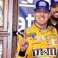 Kyle Busch shoved teammate Denny Hamlin out of the way coming to the white flag of Sunday’s Monster Energy NASCAR Cup Series race at Martinsville Speedway, and held off a […]