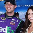 Denny Hamlin led a Joe Gibb Racing sweep of the top three positions on his way to capturing the pole with a record-breaking run in Friday’s qualifying sessions for Saturday […]